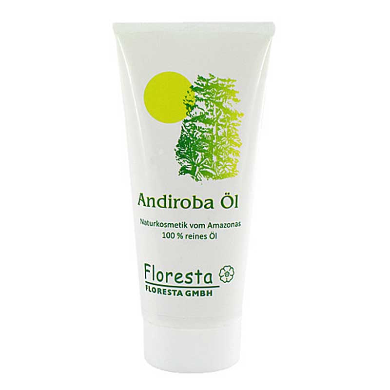 Andiroba oil from juers pharma natural against cellulite, cellulitis as well as ticks, fleas and mosquitos for dogs from floresta