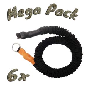 The plain version of the 1 meter stretchable dog lead in a cost savig value pack best for collective orders.