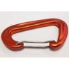 traindee® aluminium carabiner orange for dog leash, dog sports, outdoor and running