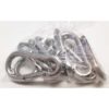 traindee® stainless steel carabiner 10pcs bundle for dog leash, dog sports, outdoor and running